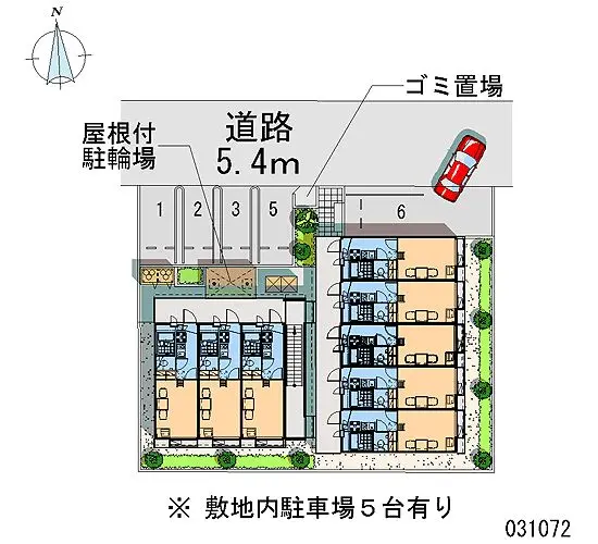 ★手数料０円★名古屋市中村区長筬町６丁目　月極駐車場（LP）